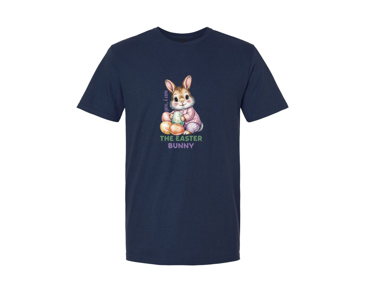 brand:Generic|color:Navy|Yes I Am The Crazy Rabbit Graphic T-Shirt
