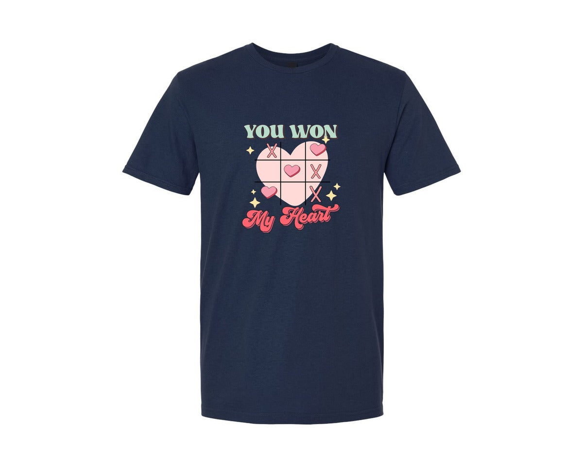 brand:Generic|color:Navy|Valentines Day Retro 3 Graphic T-Shirt