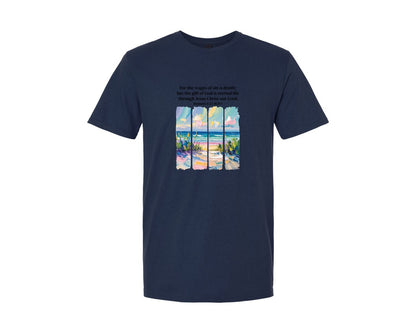 brand:Generic|color:Navy|Jesus Christ Christian Bible Verse 2 Graphic T-Shirt