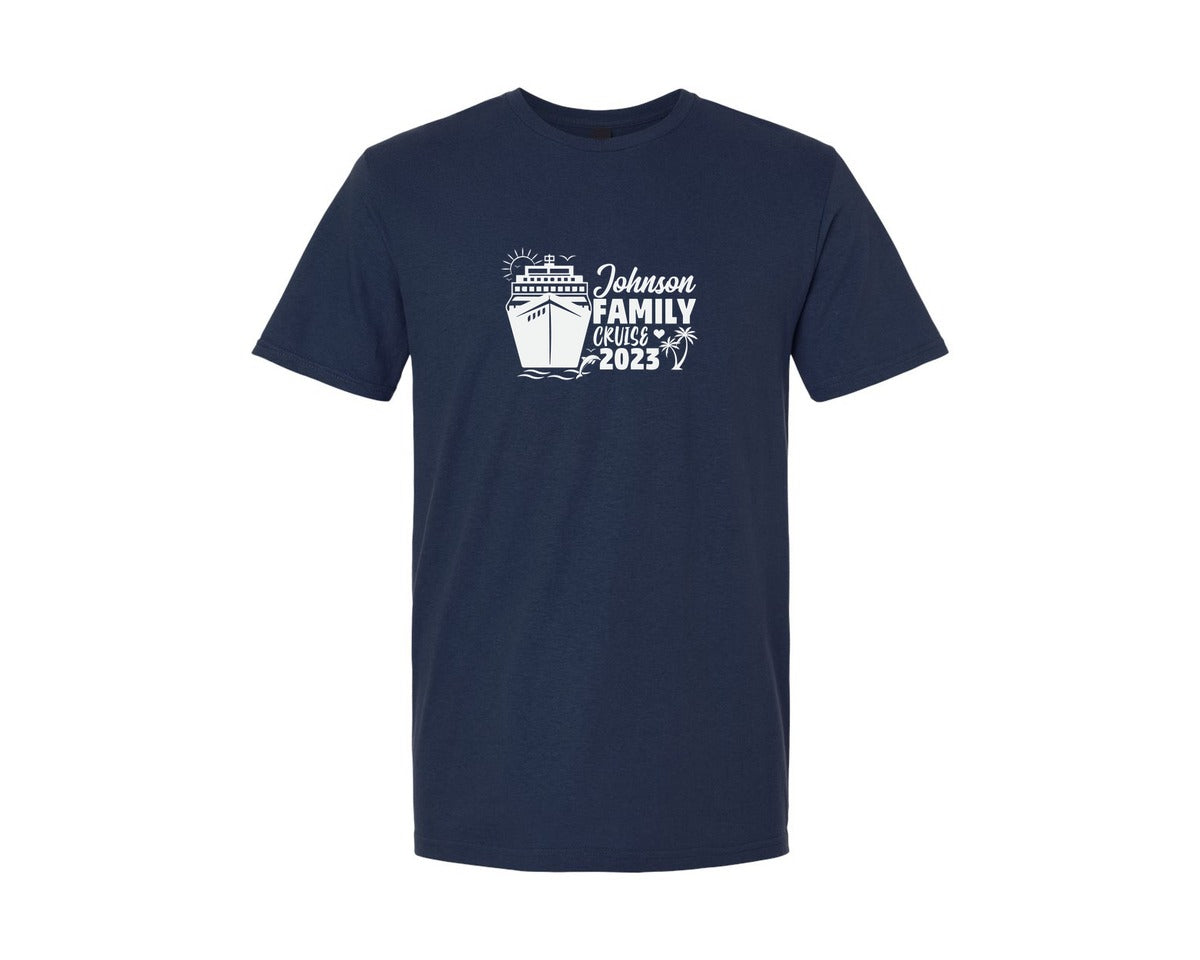 brand:Generic|color:Navy|Johnson Family Cruise 2023 T Shirt Graphic T-Shirt