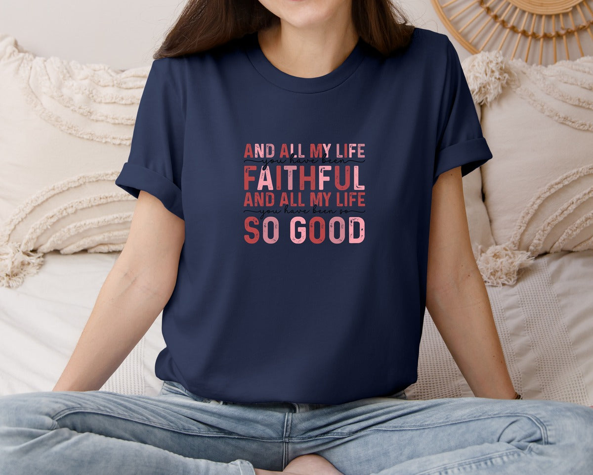 brand:Bella Canvas|color:Navy|Love Like Jesus Valentine Vale Graphic T-Shirt