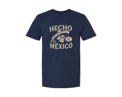 brand:Generic|color:Navy|Hecho En Mexico Mexican Chicano Pride Graphic T-Shirt