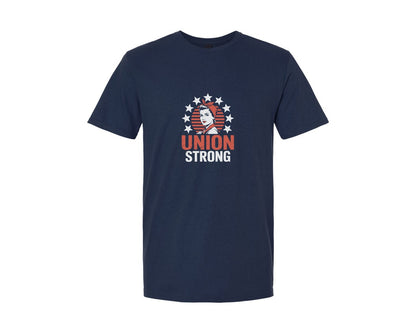 brand:Generic|color:Navy|Union Strong Woman Rights Design Graphic T-Shirt
