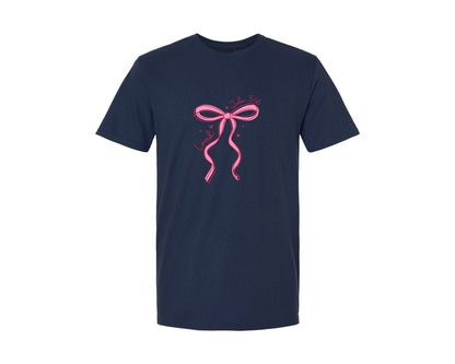 brand:Generic|color:Navy|Coquette Loved Valentine John 316 Graphic T-Shirt