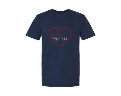 brand:Generic|color:Navy|Valentines Day Rhinestone 32 Graphic T-Shirt