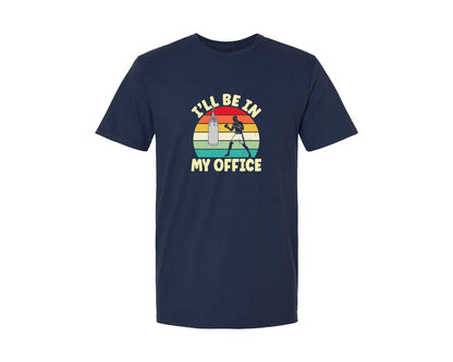 brand:Generic|color:Navy|Ill Be In My Office Boxer T Shirt Graphic T-Shirt