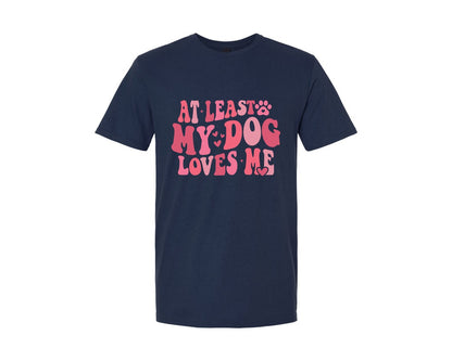 brand:Generic|color:Navy|Dog Valentine Funny Lover Gift Graphic T-Shirt