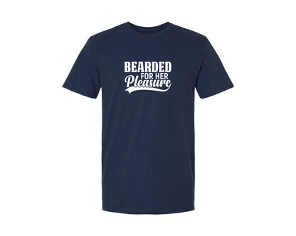 brand:Generic|color:Navy|Bearded For Her Pleasure File Graphic T-Shirt