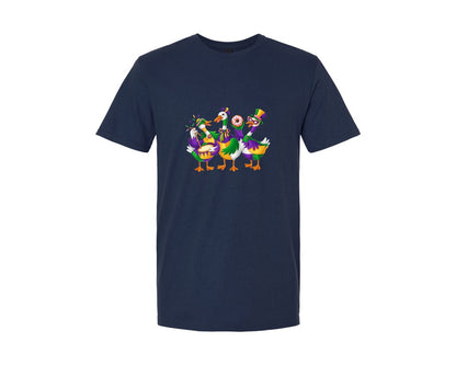 brand:Generic|color:Navy|Mardi Gras Goose Mardi G Graphic T-Shirt