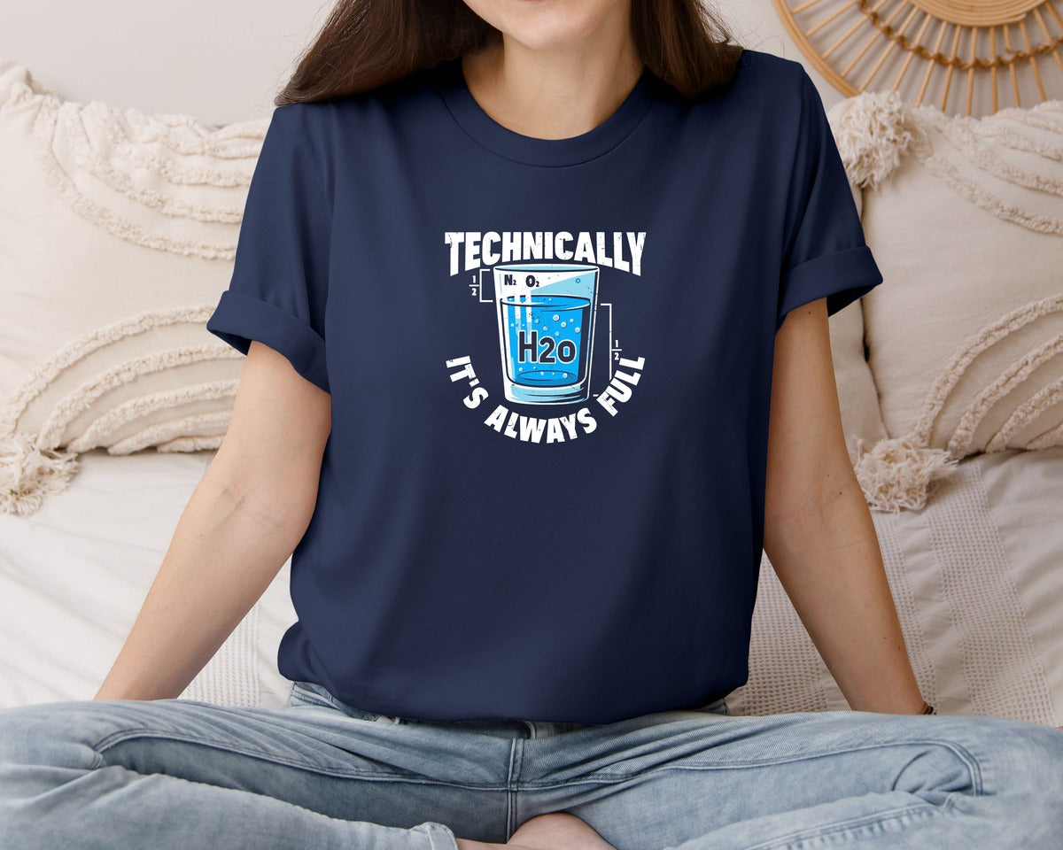 brand:Bella Canvas|color:Navy|Science Humor T Shirt Graphic T-Shirt