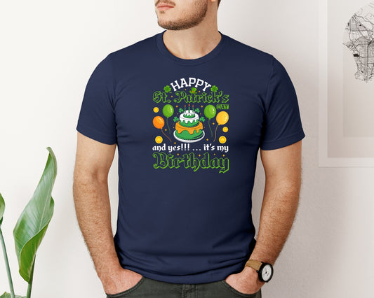 St Patrickas Day Irish Birthday Graphic T-Shirt