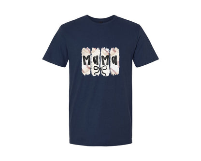 brand:Generic|color:Navy|Coquette Baseball Mama 2 Graphic T-Shirt