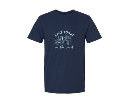 brand:Generic|color:Navy|Last Toast On The Coast Bachelorette 2 Graphic T-Shirt