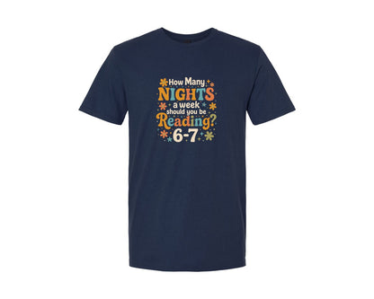 brand:Generic|color:Navy|67 Funny Six Seven 6 7 Meme Reading Graphic T-Shirt