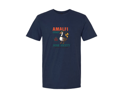 brand:Generic|color:Navy|Amalfi Coast Honk Society Goose T Shirt Graphic T-Shirt