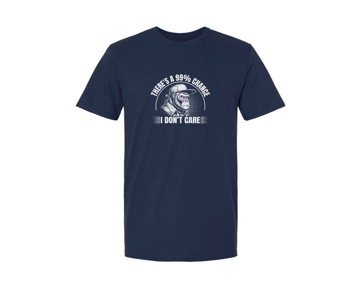 brand:Generic|color:Navy|Funny Sarcastic Monkey T Shirt Design Graphic T-Shirt
