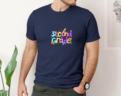brand:Bella Canvas|color:Navy|Back To School 10 Graphic T-Shirt