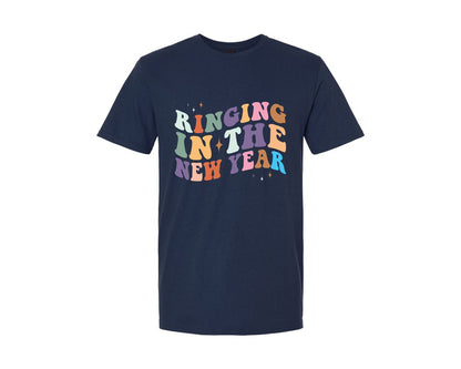 brand:Generic|color:Navy|New Years Eve New Year Ring Graphic T-Shirt