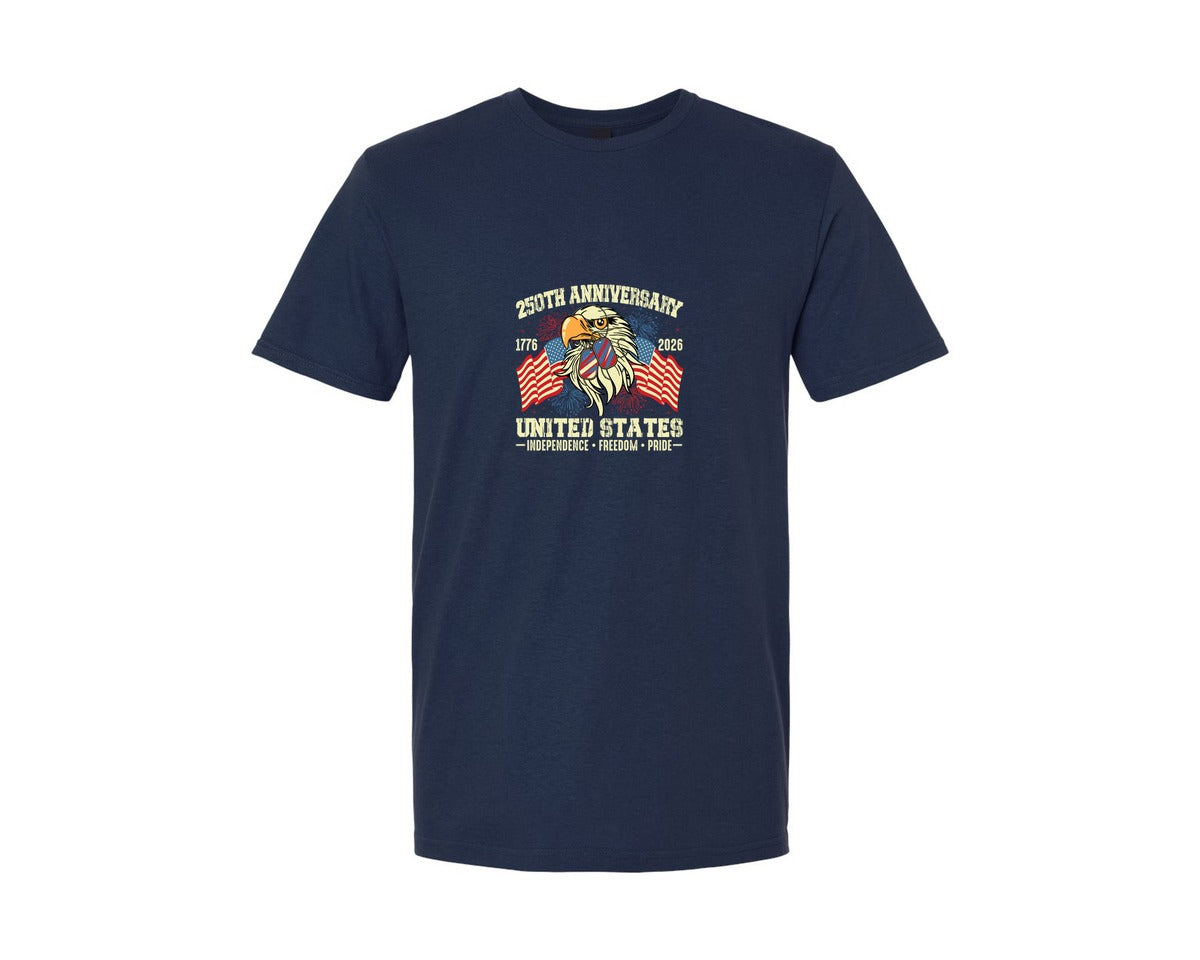 brand:Generic|color:Navy|Usa 250Th Anniversary T Shirt Design 3 Graphic T-Shirt