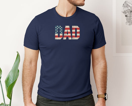Fathers Day 4Th Of July Dad Shirt Graphic T-Shirt