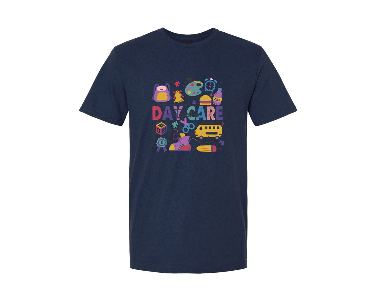 brand:Generic|color:Navy|Daycare Teacher Teacher Life Graphic T-Shirt