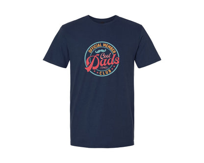 brand:Generic|color:Navy|Fathers Day Official Member Cool Dads Graphic T-Shirt