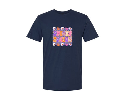 brand:Generic|color:Navy|Floral Spooky Season Halloween Graphic T-Shirt