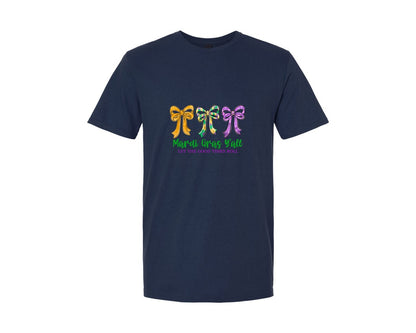 brand:Generic|color:Navy|Preppy Mardi Gras Yall Mardi Gras 10 Graphic T-Shirt