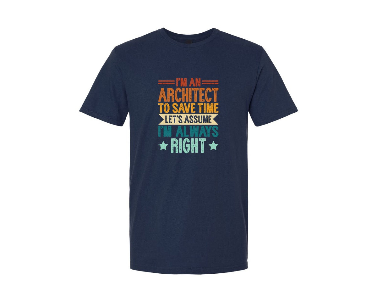 brand:Generic|color:Navy|Architect Architecture T Shirt Design 131 Graphic T-Shirt