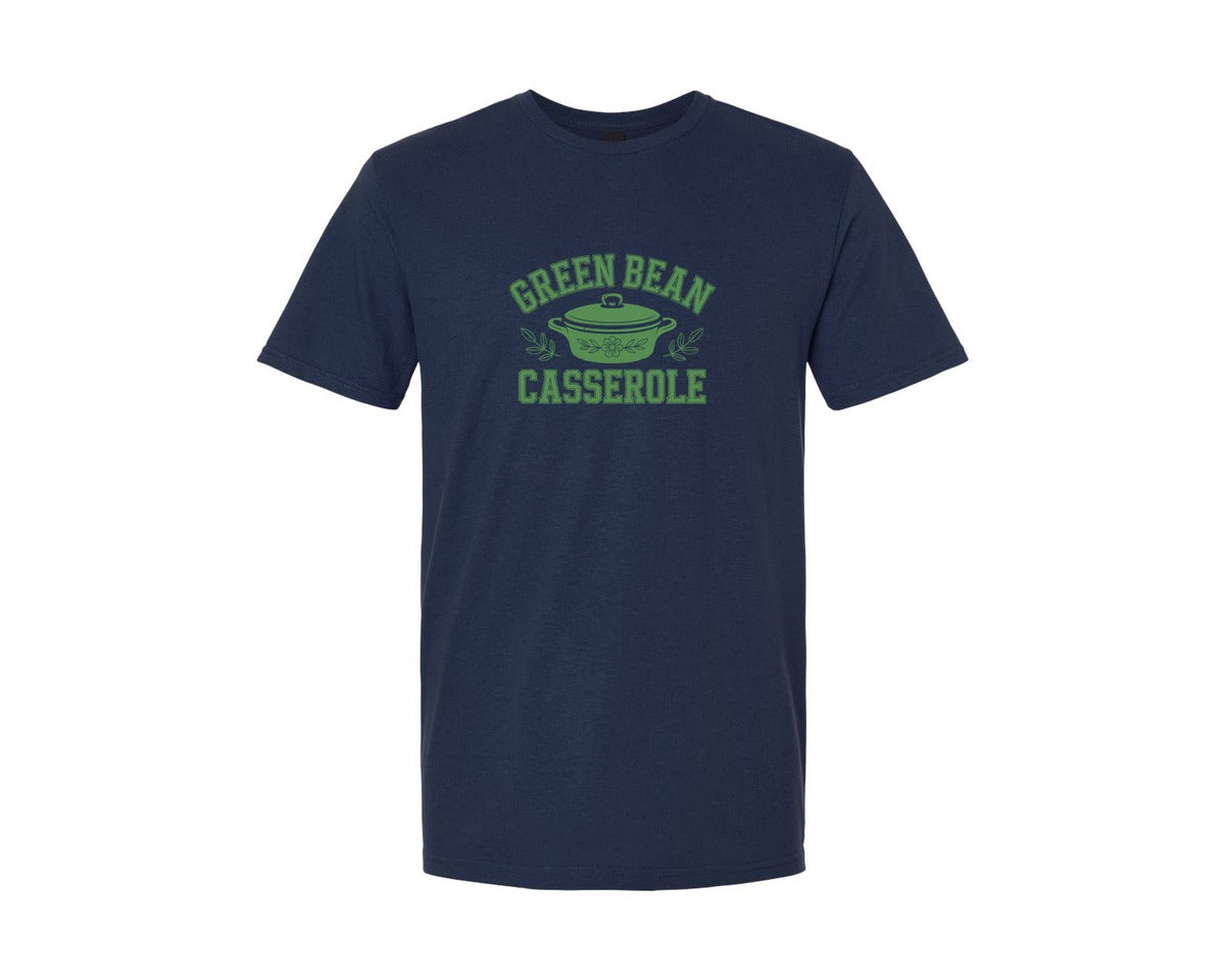 brand:Generic|color:Navy|Green Bean Casserole Thanksgiving Graphic T-Shirt