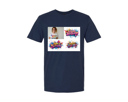 brand:Generic|color:Navy|Happy Birthday T Shirt Design 69 Graphic T-Shirt