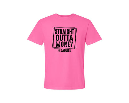 brand:Comfort Colors|color:Neon Pink|Dad Fathers Day 5 Graphic T-Shirt