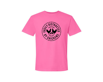 brand:Comfort Colors|color:Neon Pink|Dont Ruffle My Feathers T Shirt Design 2 Graphic T-Shirt