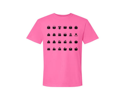 brand:Comfort Colors|color:Neon Pink|Open Book With Fantasy Graphic T-Shirt