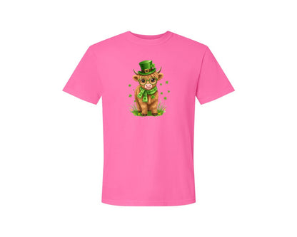 brand:Comfort Colors|color:Neon Pink|Happy Easter Bunnies With Basket Cu 2 Graphic T-Shirt