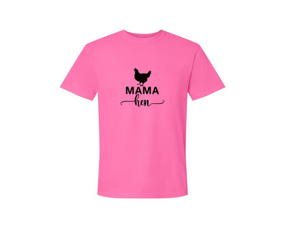 brand:Comfort Colors|color:Neon Pink|Mama Hen 82 Graphic T-Shirt