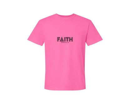 brand:Comfort Colors|color:Neon Pink|Christian Jesus Religious Faith Graphic T-Shirt