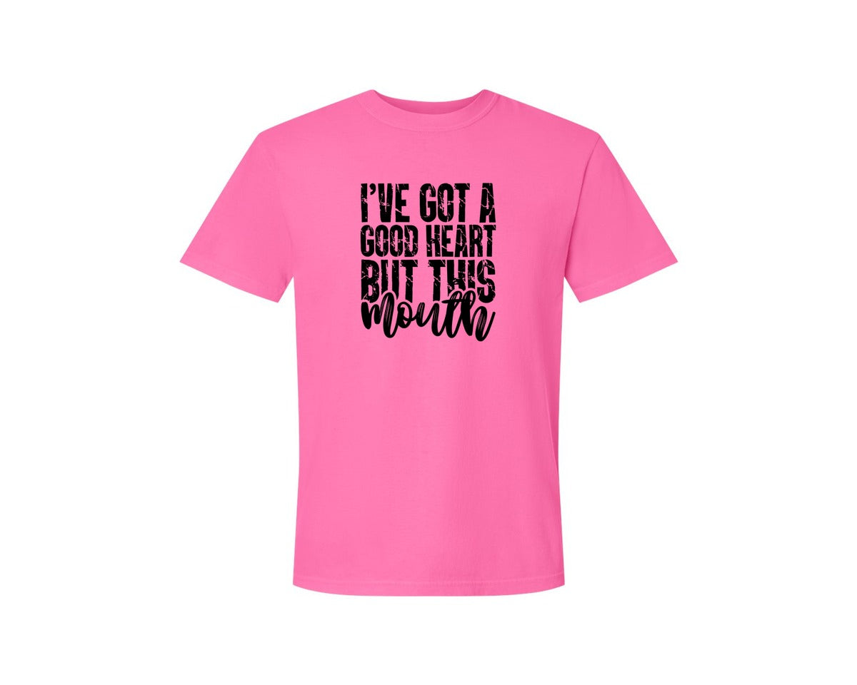 brand:Comfort Colors|color:Neon Pink|Sarcastic Quotes Funny Graphic T-Shirt