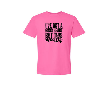 brand:Comfort Colors|color:Neon Pink|Sarcastic Quotes Funny Graphic T-Shirt