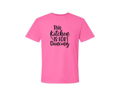 brand:Comfort Colors|color:Neon Pink|Home Cooking Funny Kitchen T Shirt Graphic T-Shirt