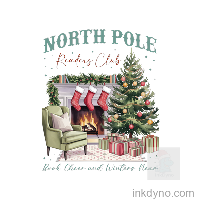 North Pole Readers Club Png, Christmas-01