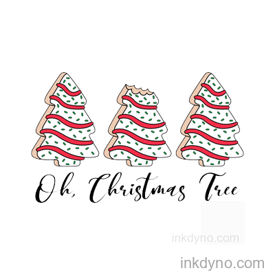Whimsical Christmas Tree Dtf Transfer Design Set — DTF Transfer