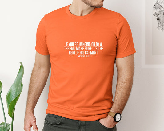 Hem Of His Garment Trendy Christian Graphic T-Shirt