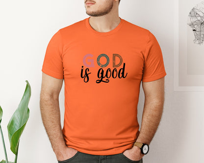 brand:Bella Canvas|color:Orange|Boho Christian Religious Graphic T-Shirt