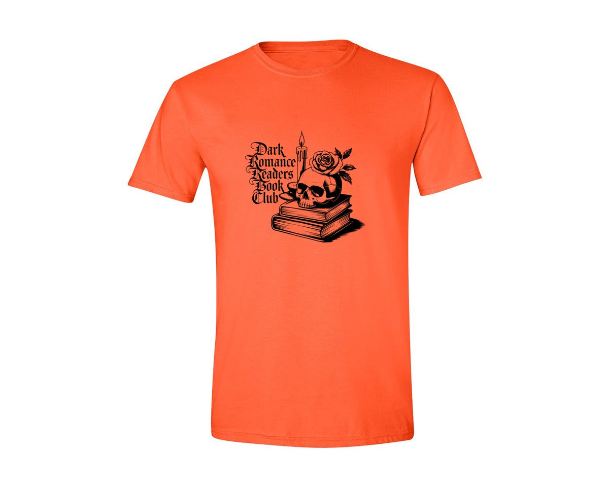 brand:Generic|color:Orange|Dark Romance Readers Book Club T Shi Graphic T-Shirt