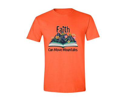 brand:Generic|color:Orange|Christian Faith Quote 15 Graphic T-Shirt