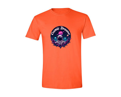 brand:Generic|color:Orange|Cosmic Dreamer T Shirt Design Graphic T-Shirt