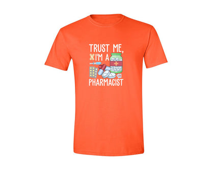 brand:Generic|color:Orange|Pharmacist Trust Me Career T Shirt Graphic T-Shirt