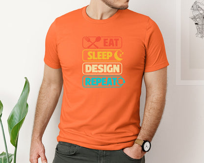 brand:Bella Canvas|color:Orange|Architect Architecture T Shirt Design 157 Graphic T-Shirt
