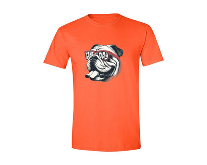 brand:Generic|color:Orange|Bulldogs Retro Game Day Shirt Graphic T-Shirt